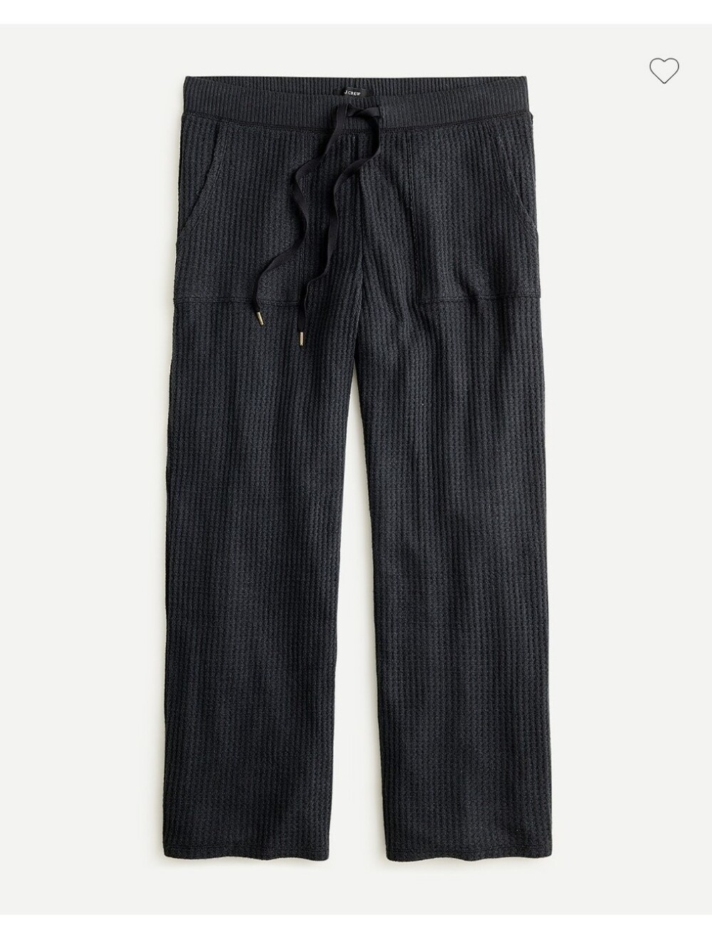 Cozy Wide-Leg Knit Lounge Pants - Black Style AT569